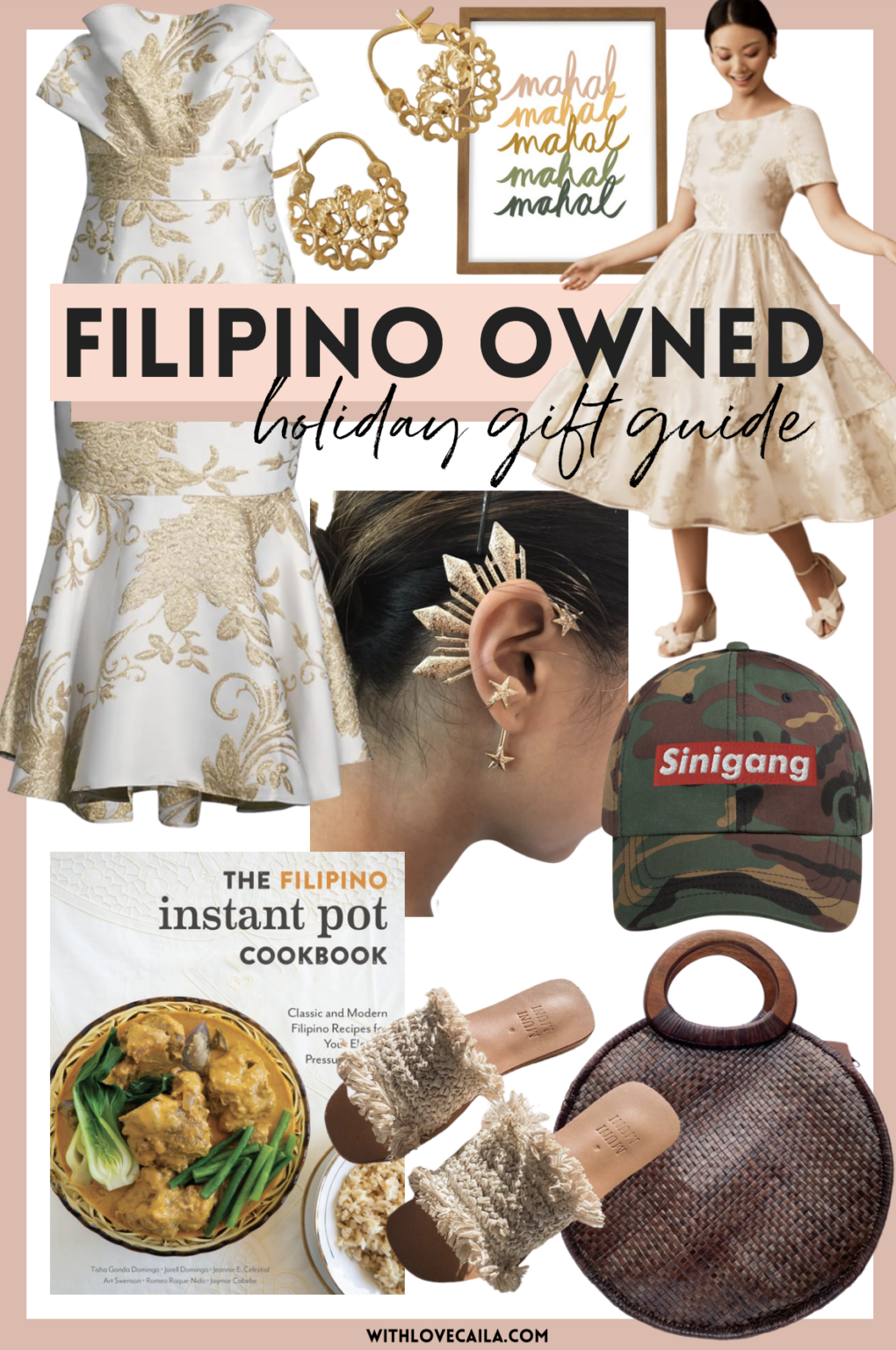 Filipino Owned Business Gift Guide with love caila