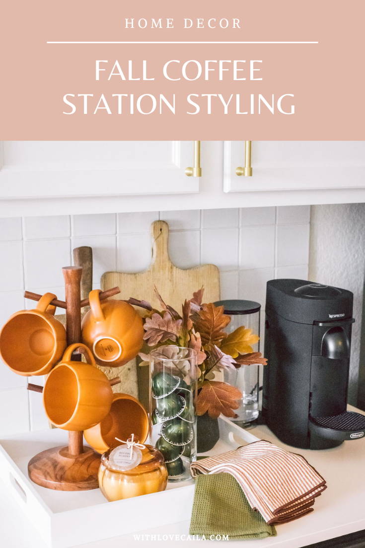 Coffee Station Update – - and seasonal decor