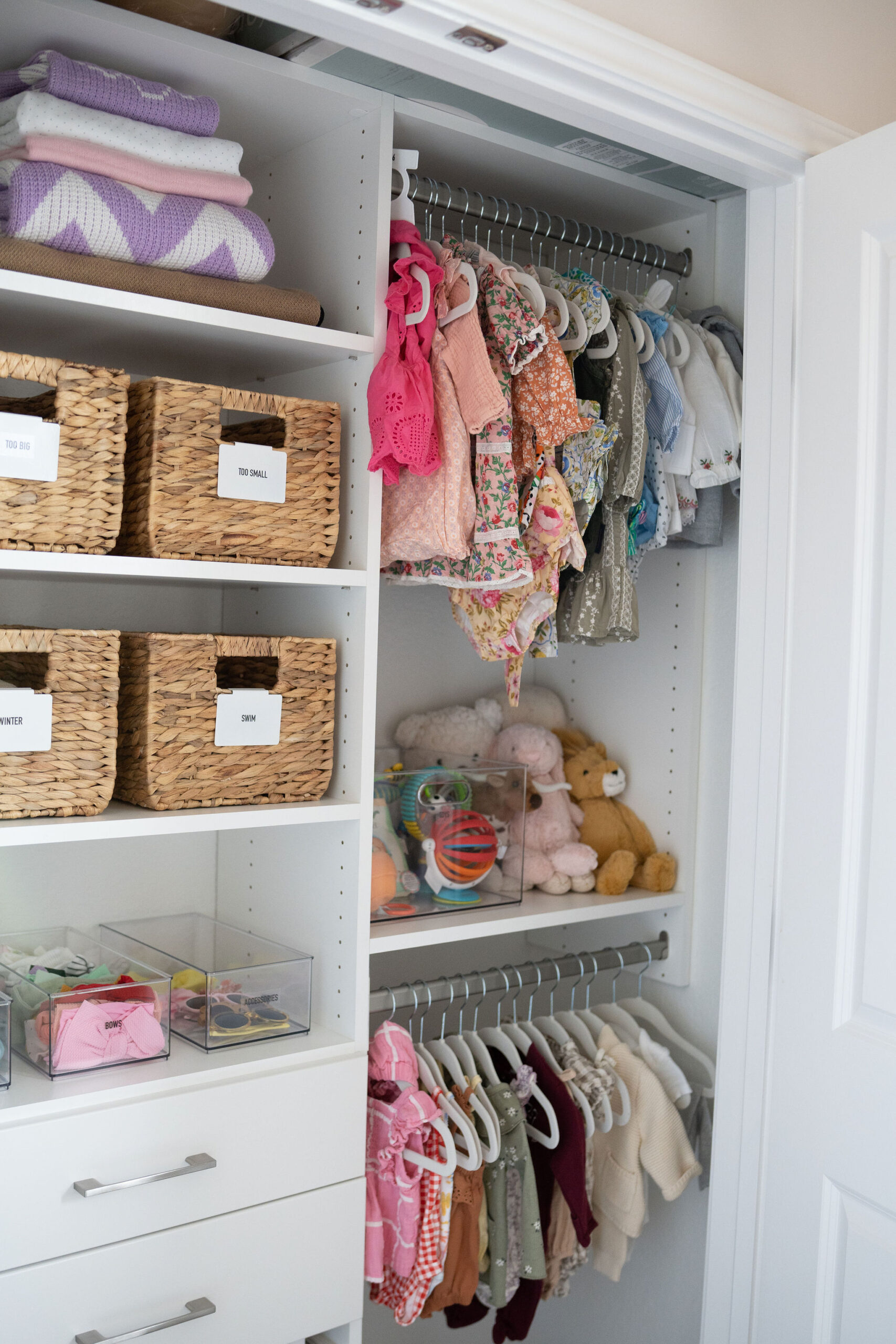 5 Clever Baby Nursery Organization Ideas - with love caila